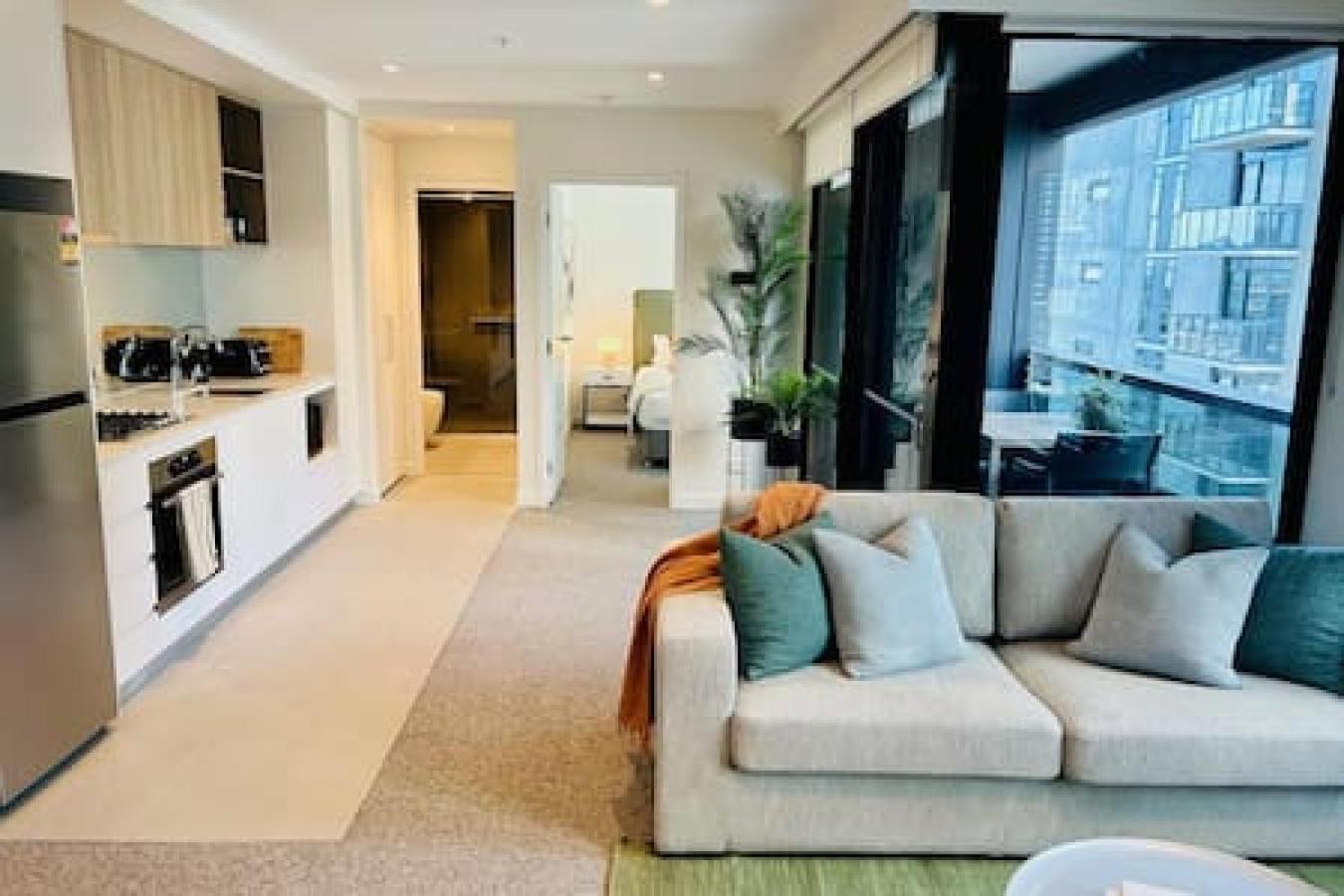 Appartamento Sleek And Chic Stature Southbank Melbourne Esterno foto
